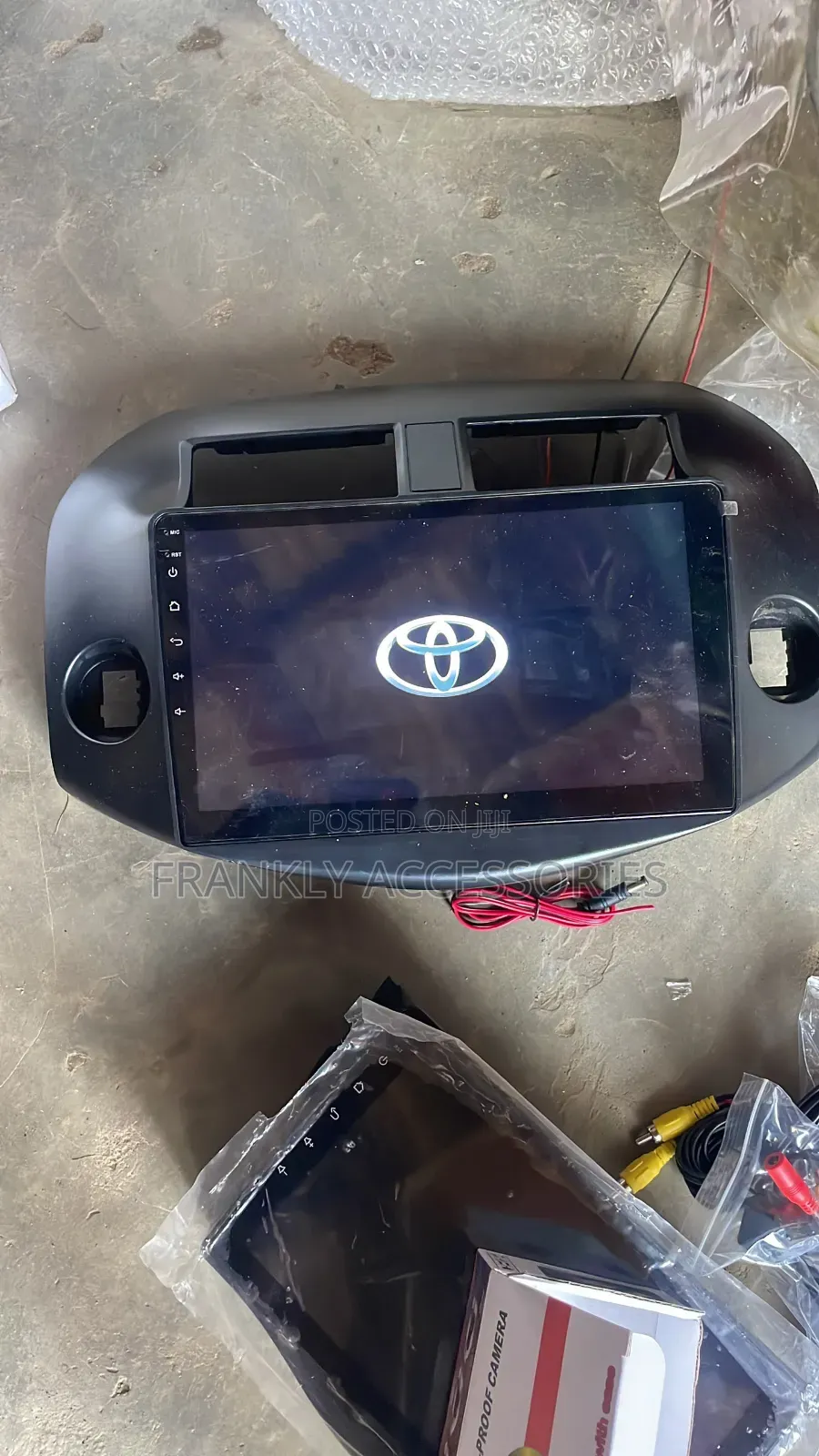 RAV4 2008-2012 Navigation Android 10.1 Screen With Fram Vent+camera