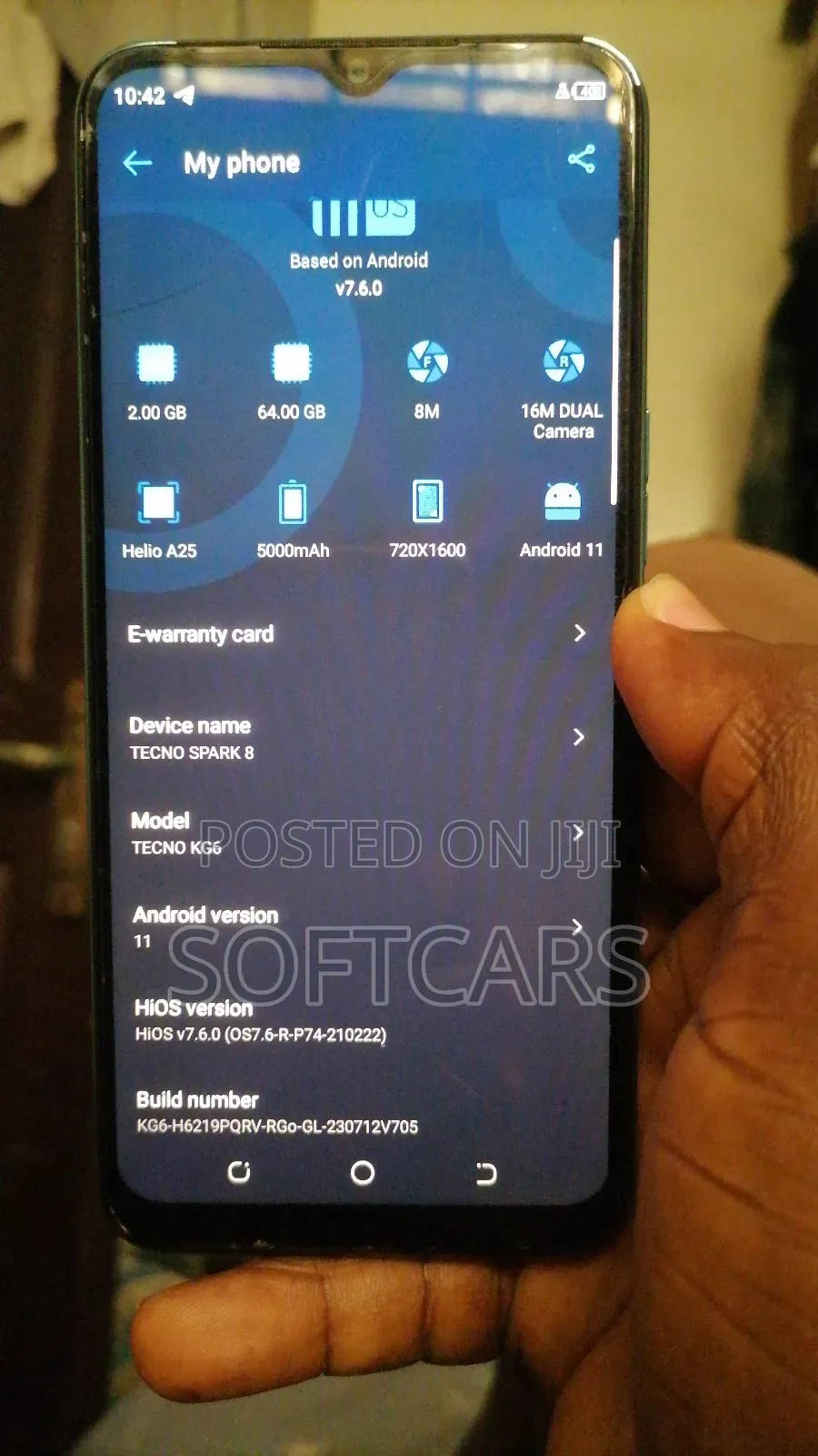 Tecno Spark 8 64 GB Blue