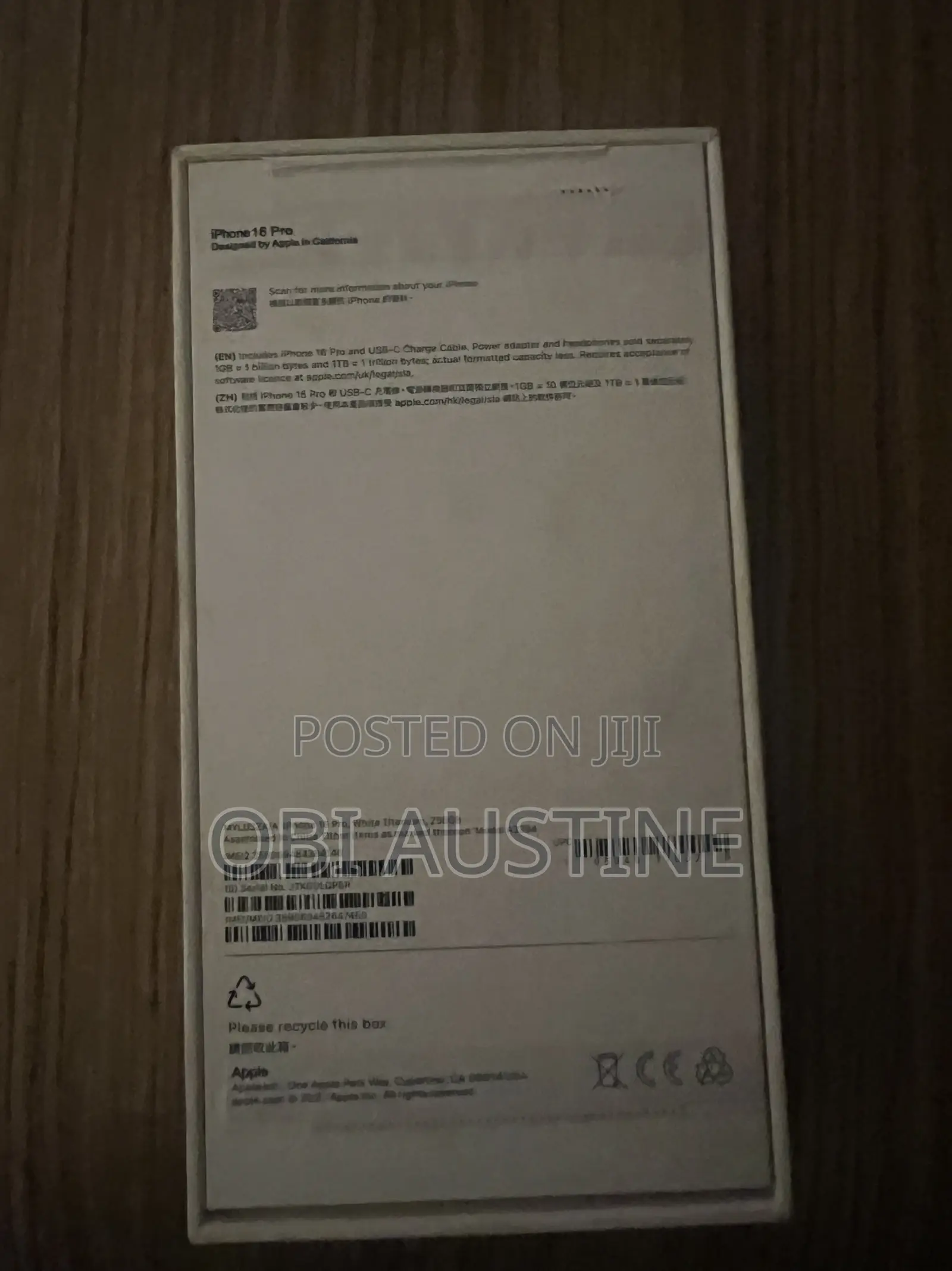 Apple iPhone 16 Pro 256 GB White