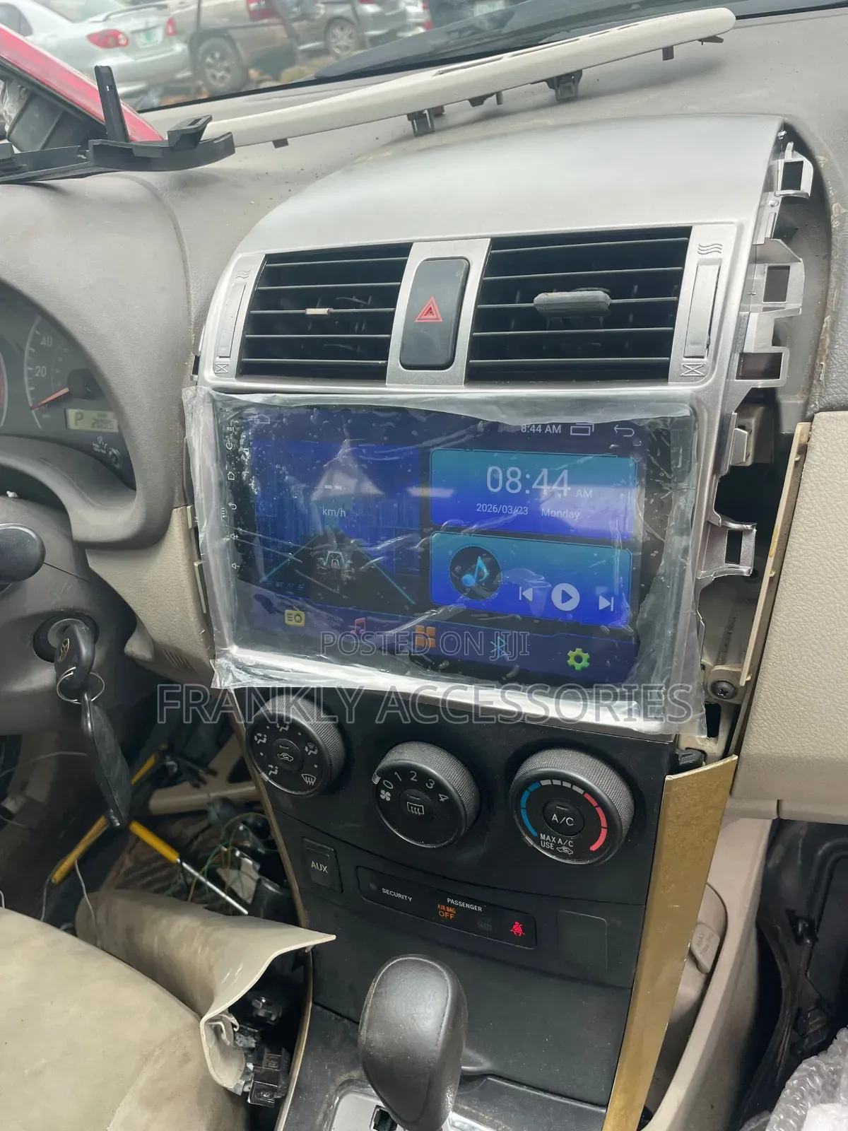 Corolla 2008-2013 Navigation Android Screen With AC Vent Frame+camera
