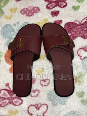Red Palm Slippers for Women