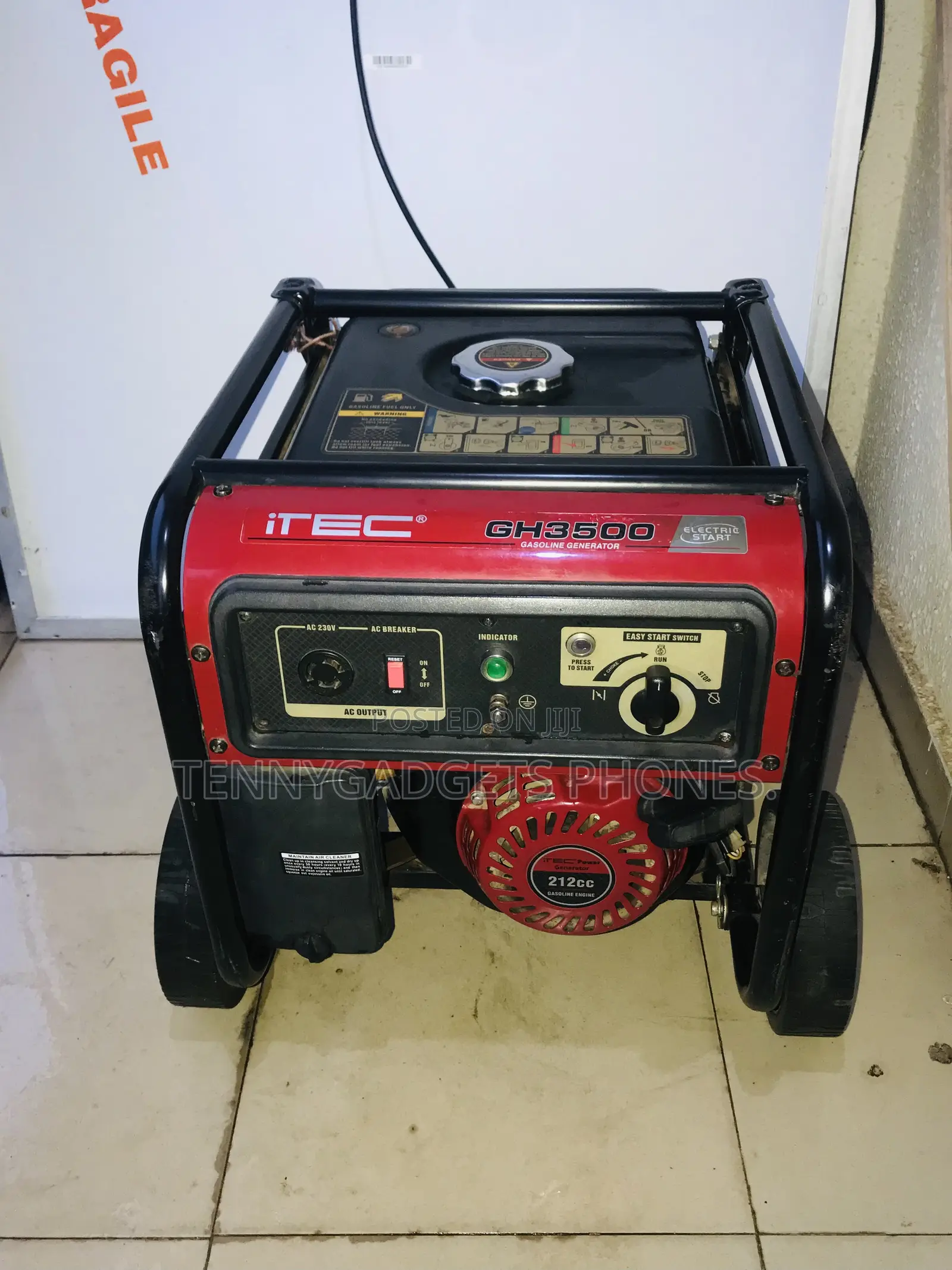 Original Itec 3.5kva Copper Coil Generator