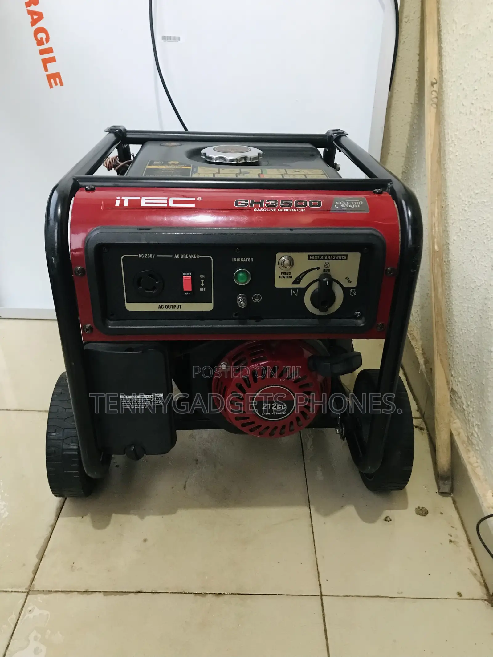Original Itec 3.5kva Copper Coil Generator