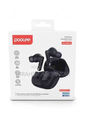 Poolee SoundPod Wireless Earbuds - Bluetooth 5.3 HD Sound +Smart Touch