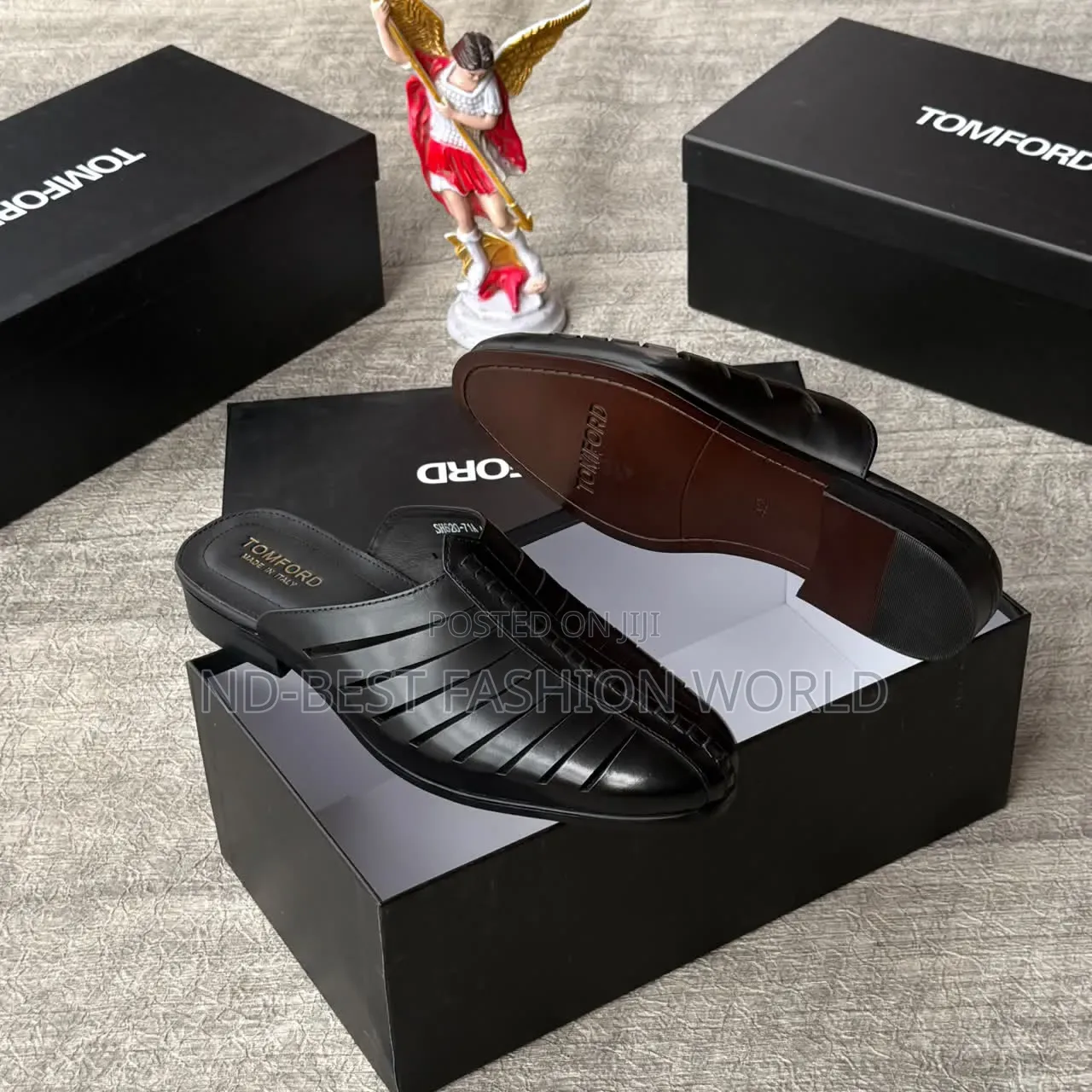 Black Leather Men's Wears