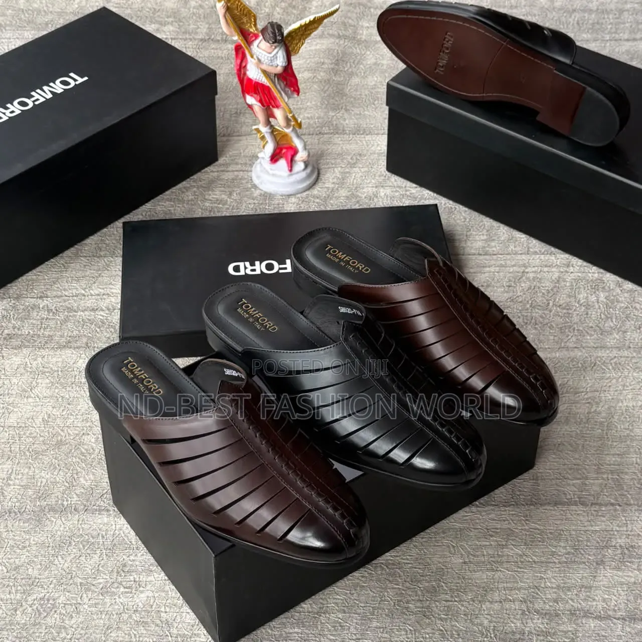 Black Leather Men's Wears