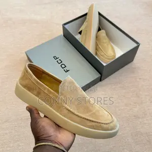 High Quality VALMONT SUEDE LOAFER Brown