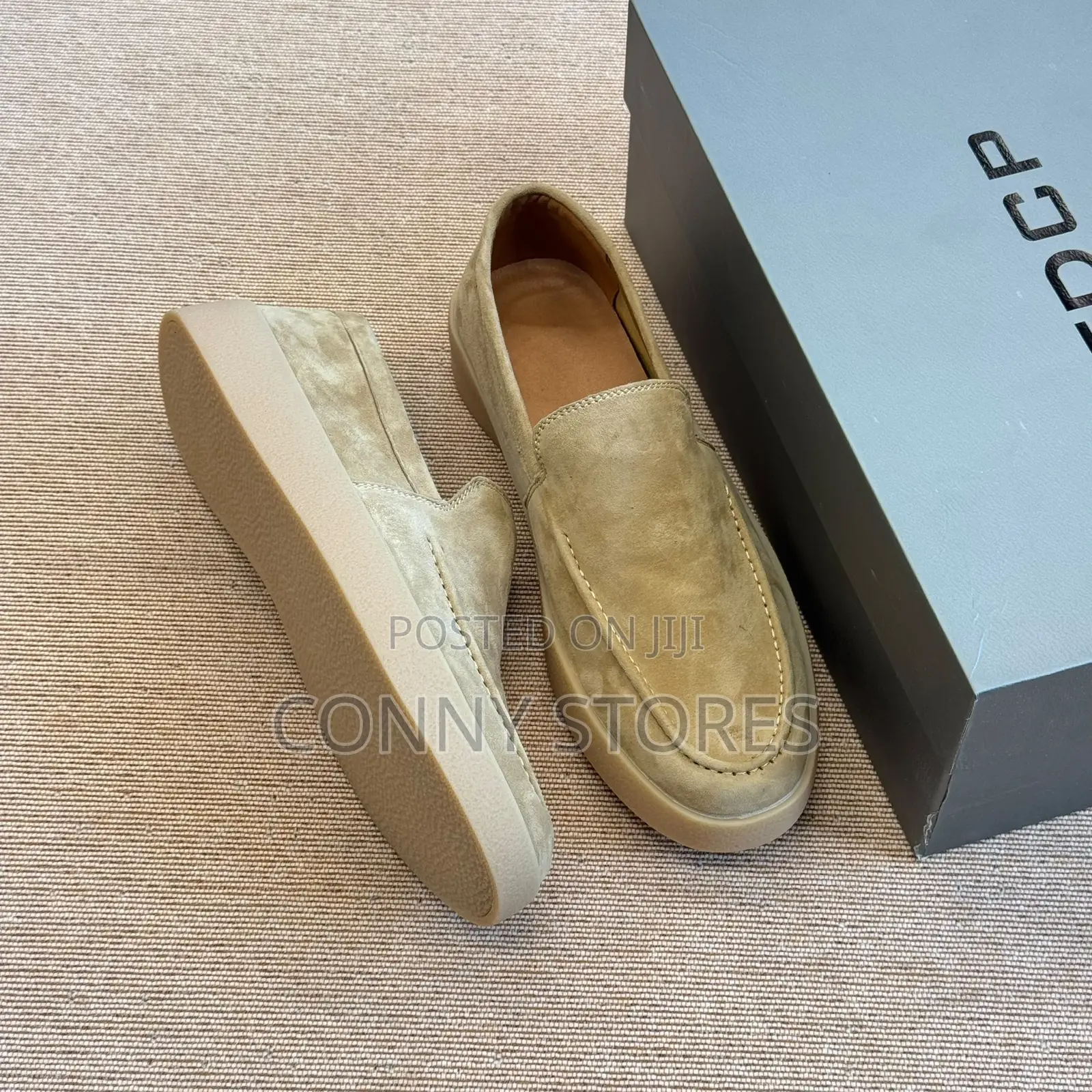 High Quality VALMONT SUEDE LOAFER Brown