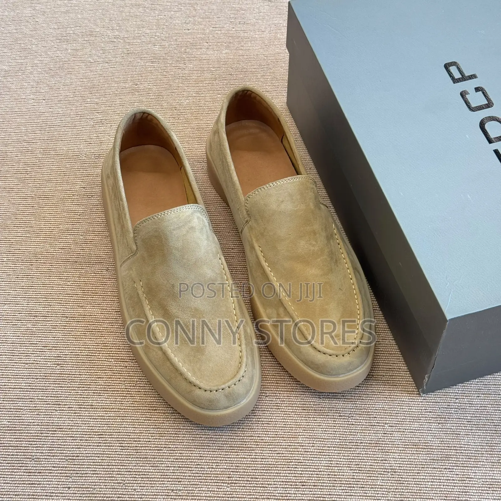 High Quality VALMONT SUEDE LOAFER Brown