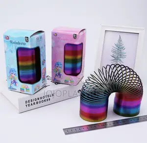 E: Rainbow Magic Spring Toy (Metal Slinky)