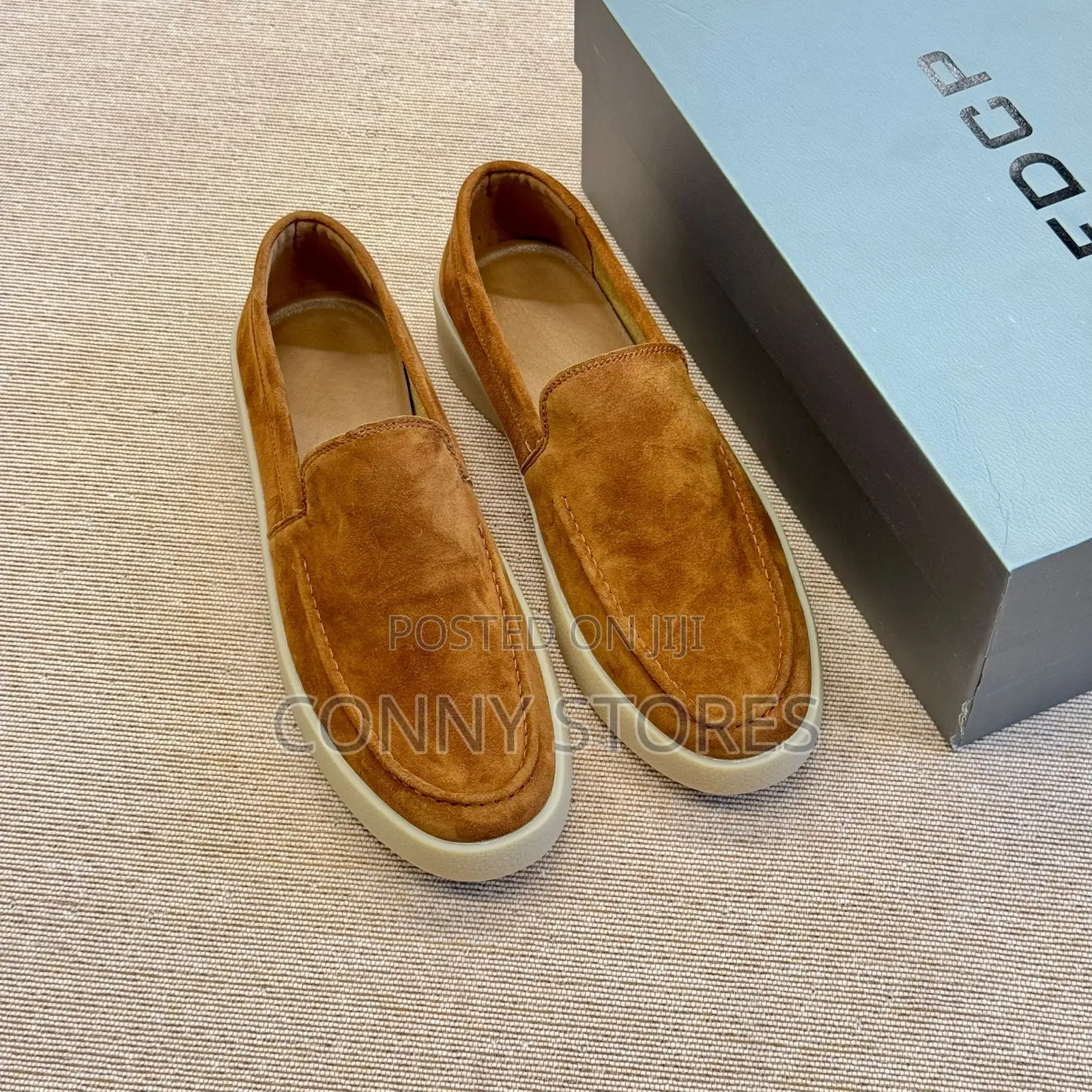 Valmont Suede Loafer “Tan Brown”