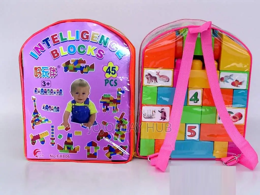 45 PCS Educational Building Backpack (Intelligence Blocks)