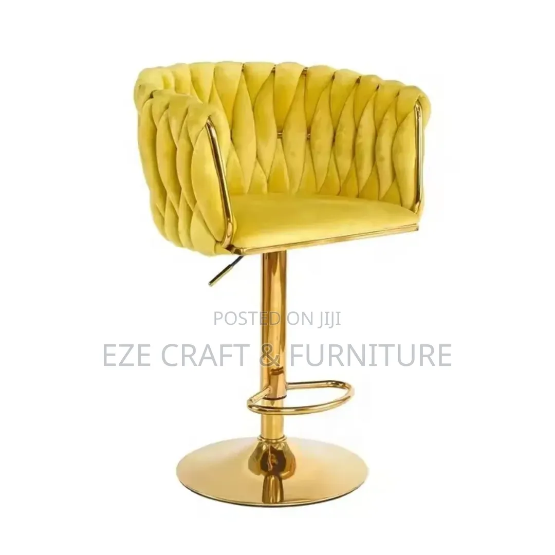 Luxury Golden Frame Bar Stool
