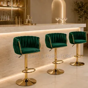 Luxury Golden Frame Bar Stool
