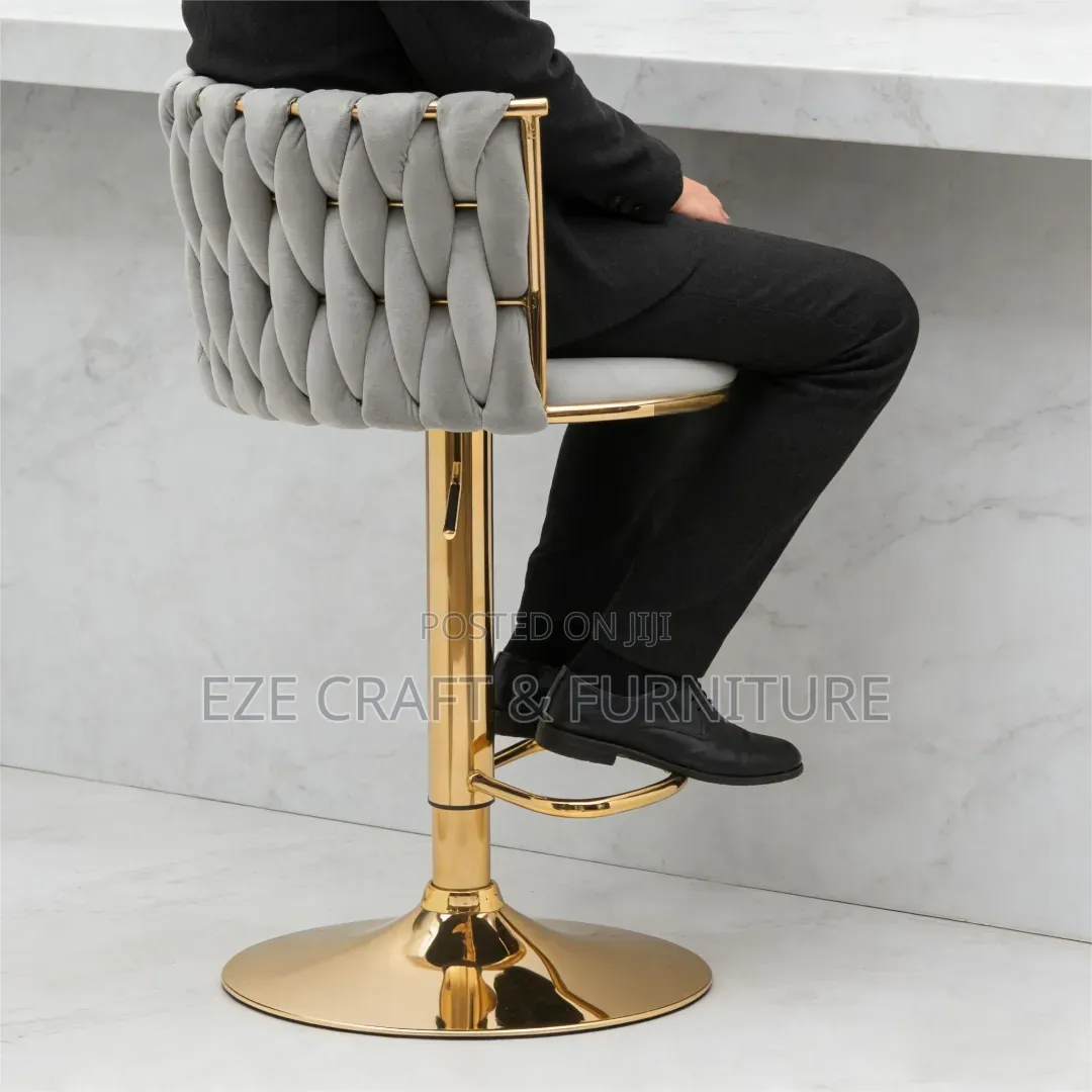 Luxury Golden Frame Bar Stool