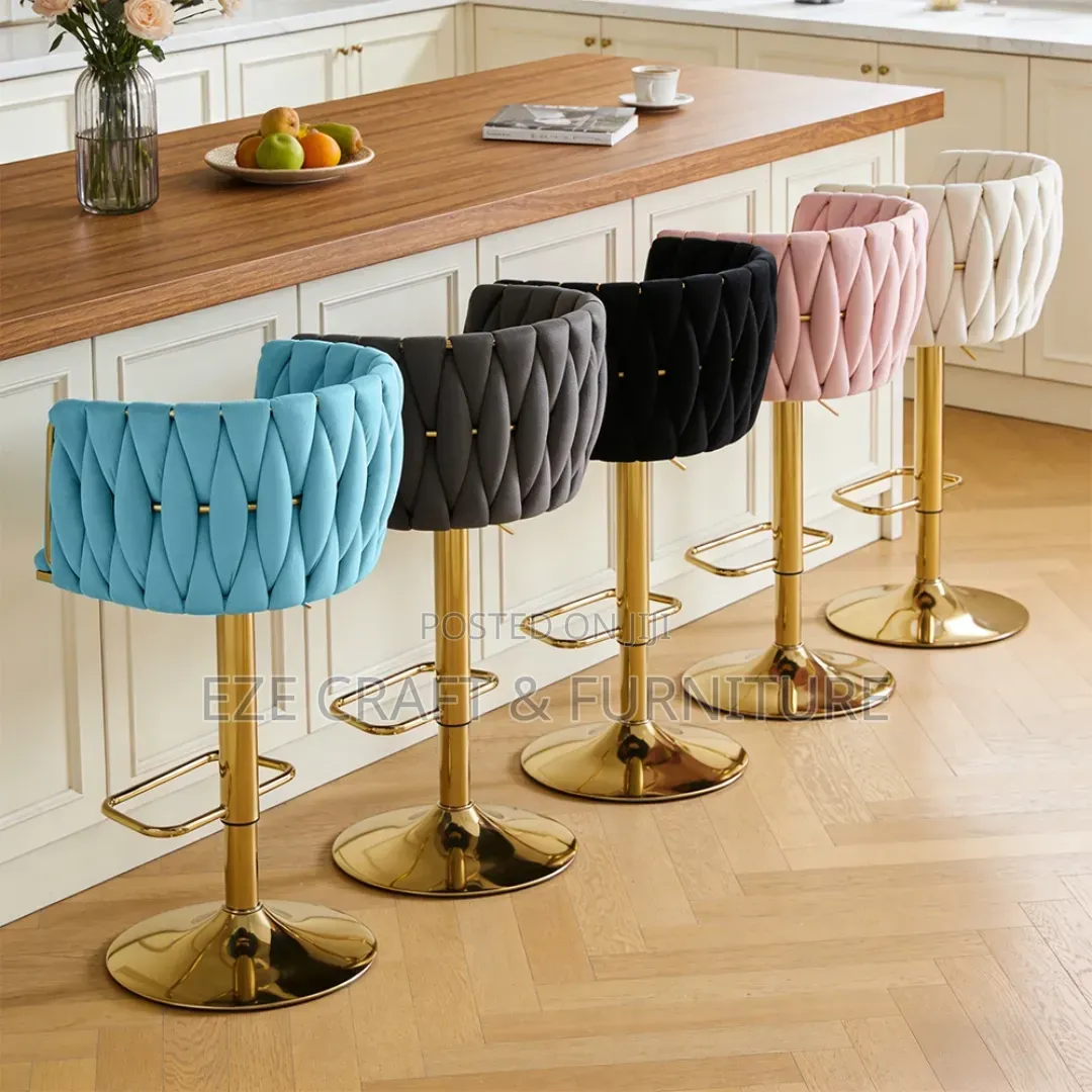 Luxury Golden Frame Bar Stool
