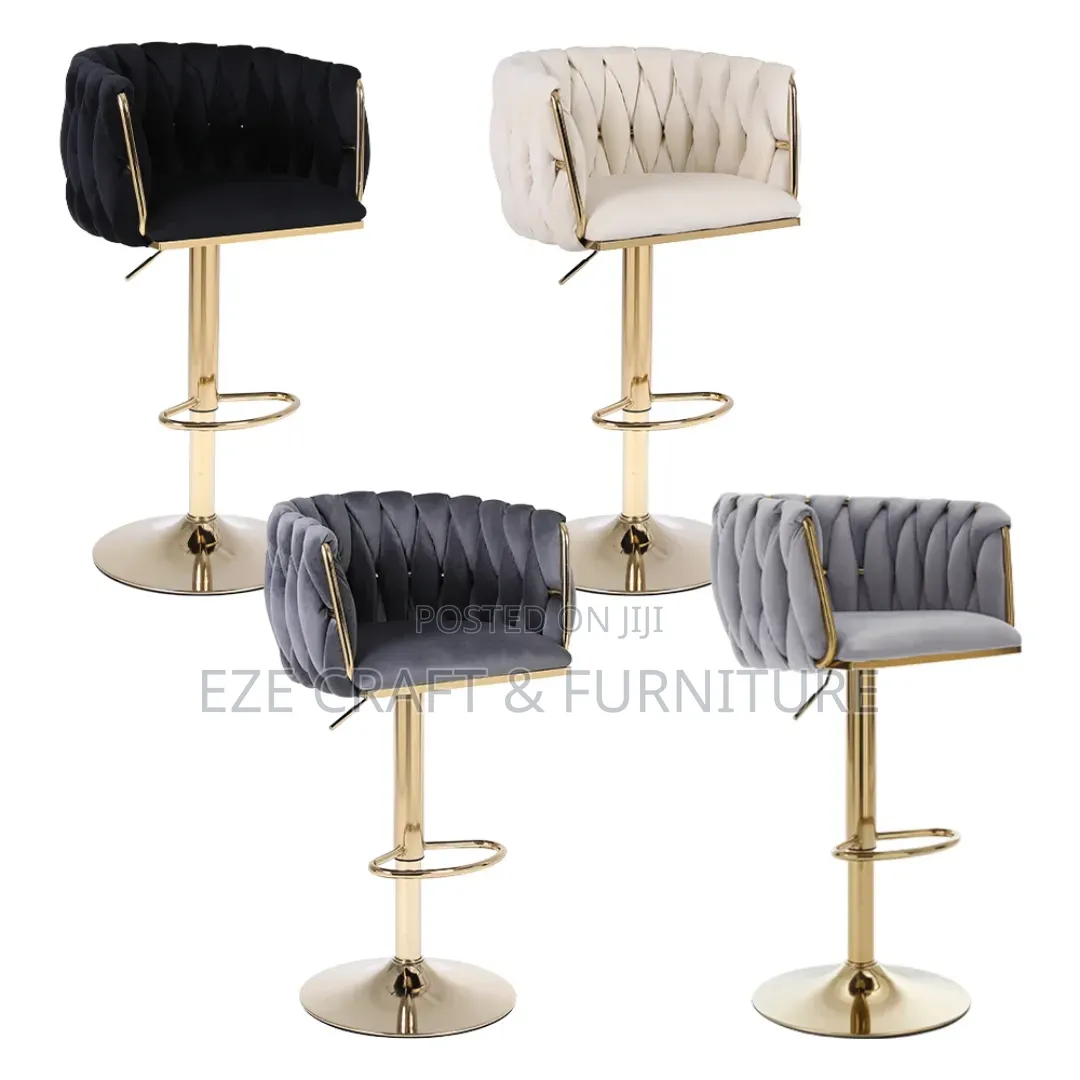 Luxury Golden Frame Bar Stool