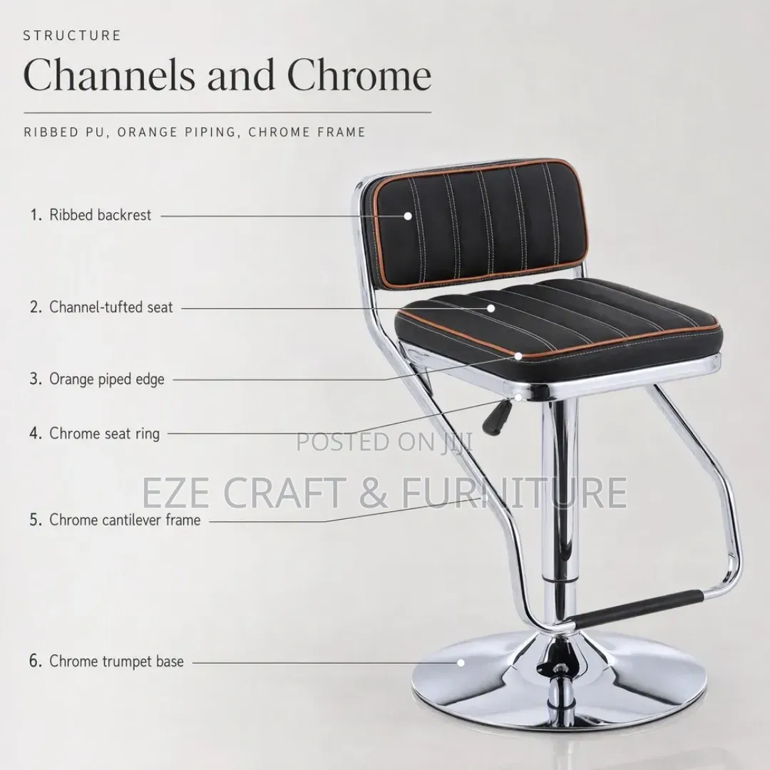 Luxury Light Up Adjustable Stool