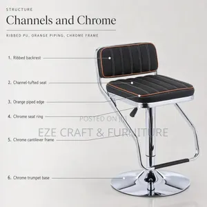 Luxury Light Up Adjustable Stool