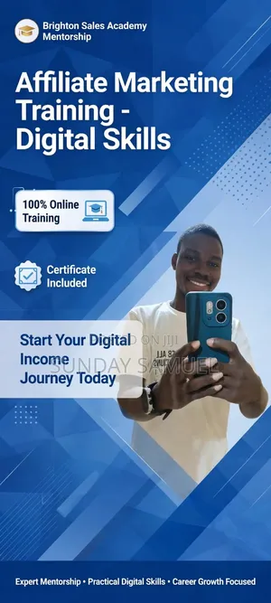 Learn Online Affiliate Marketing Training Skill,no Laptop Needed