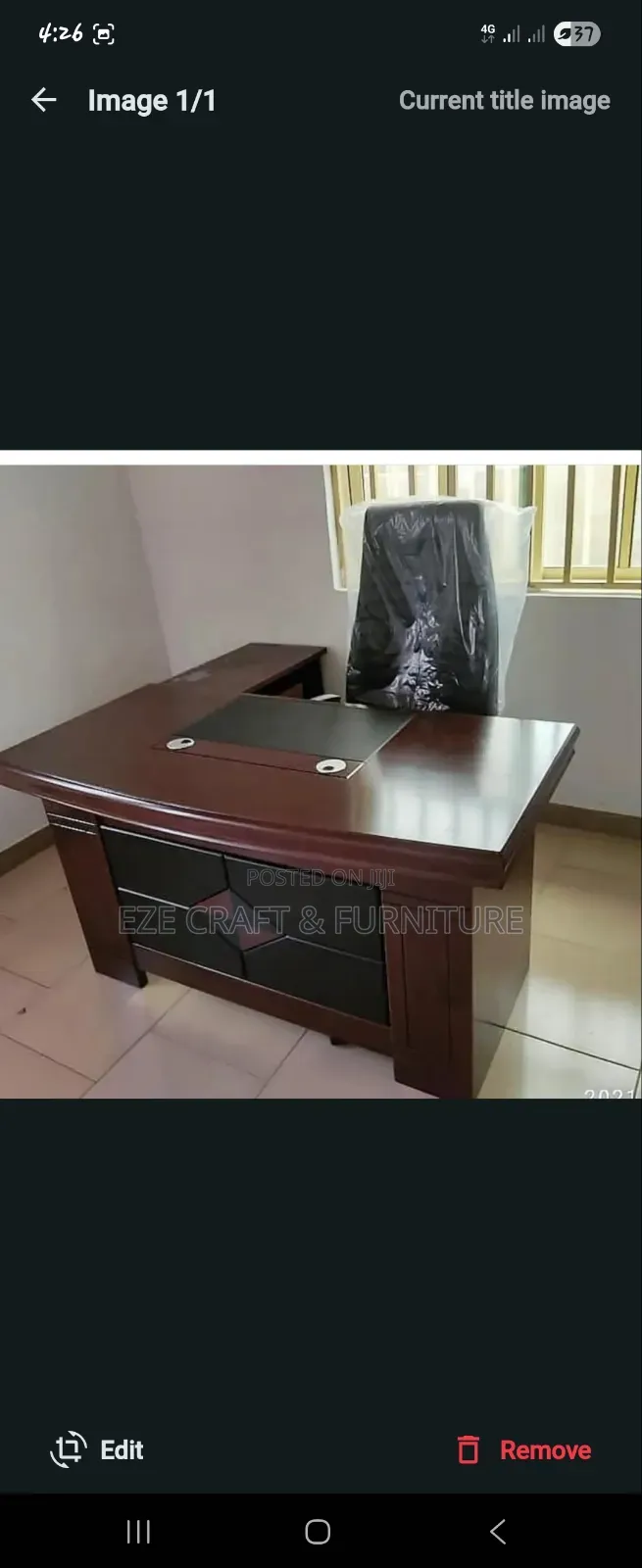 1.4meters Executive Table With Extension