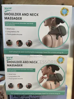 USB Rechargeable 8-Claw Deep Tissue Massager for Neck & Back With Hot