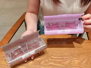 Gorgeous Rhinestone Case Purse Durable Wallle T
