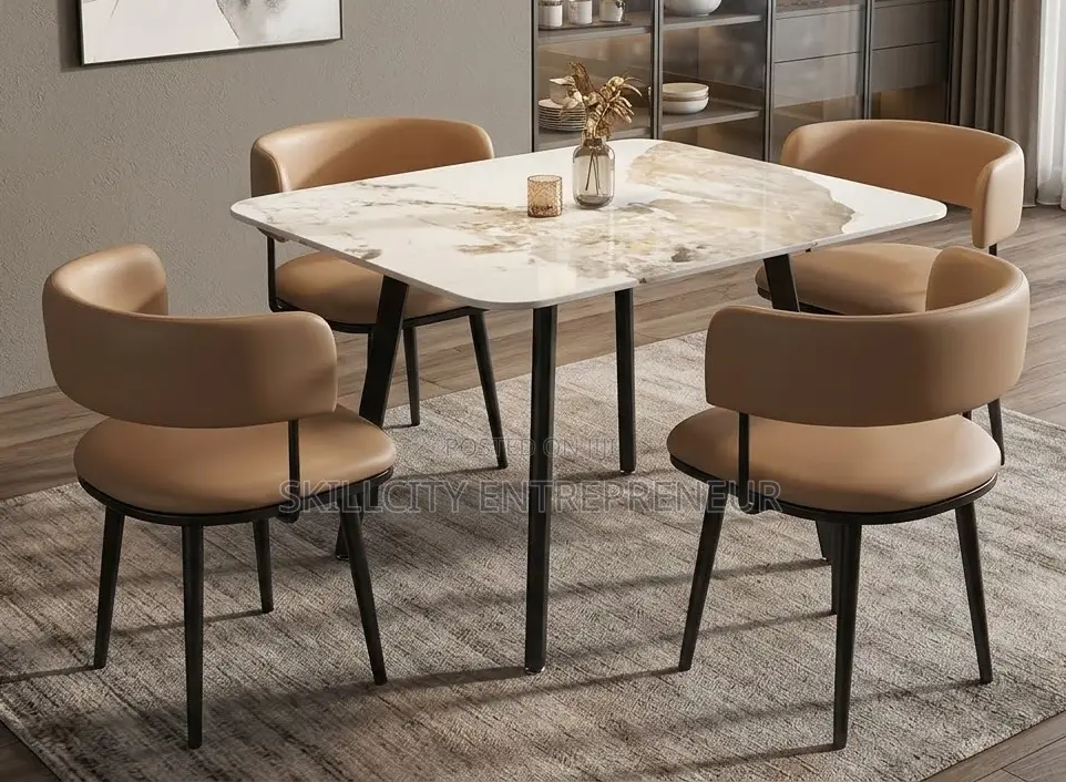 Premium 5-Piece Modern Dining Set