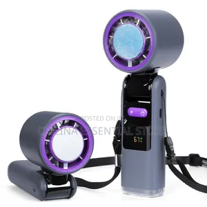High Turbo Ice Cooling Rechargeable Handy Fan. Battery Size of 4000mAh