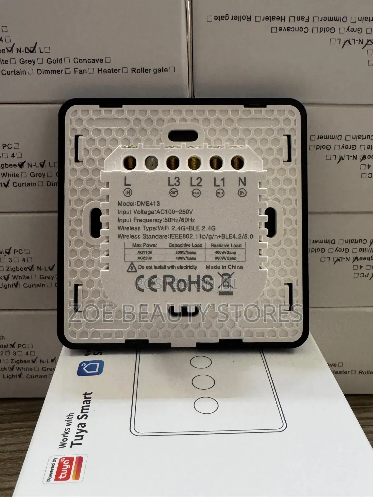 Tuya Smart Three-Gang Switch - Wi-Fi