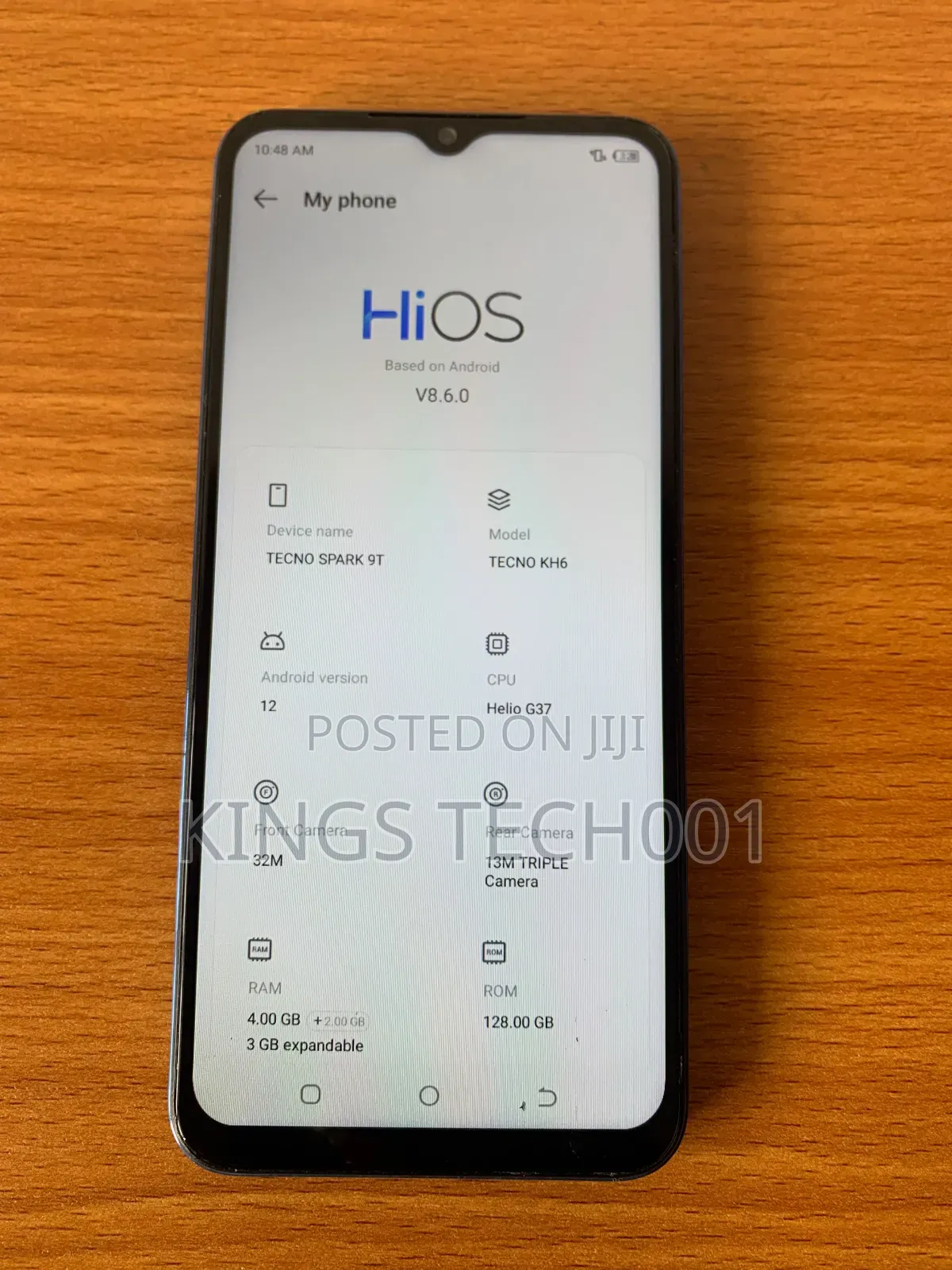 Tecno Spark 9T 128 GB Blue