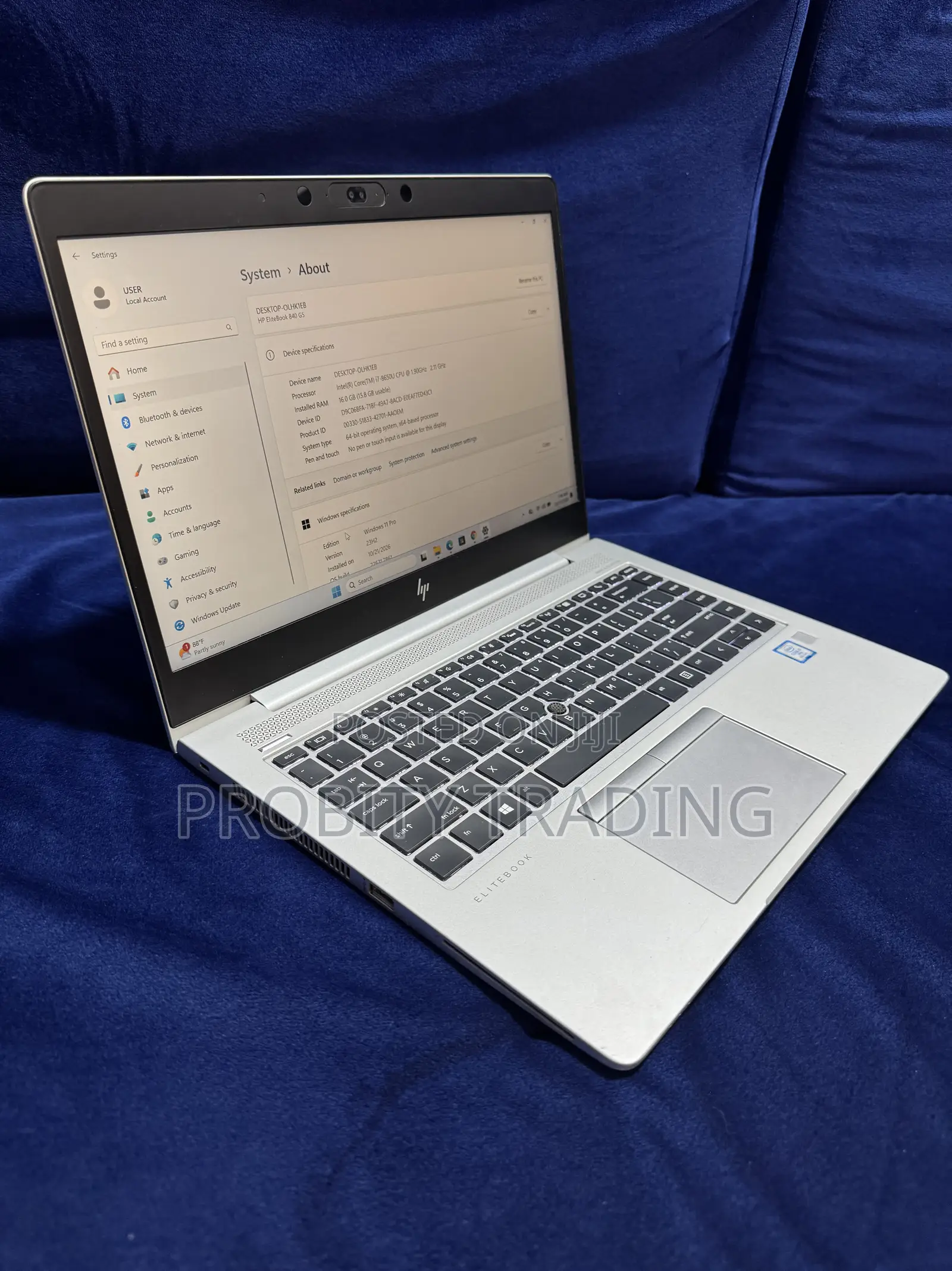 Laptop HP EliteBook 840 G5 16GB Intel Core i7 SSD 512GB