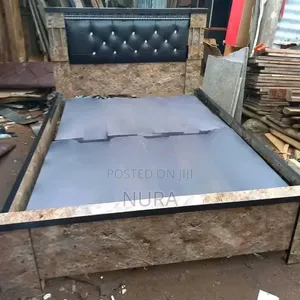 Padded Bed and Bed Frame