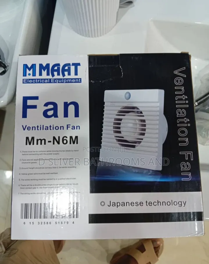 6" Fan Extractor for Ventilation