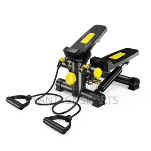 Compact Mini Stepper Machine With Resistance Bands & LCD Display