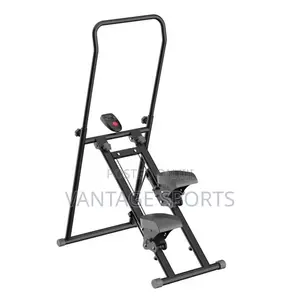 Climber & Stepper Machine: Pulley System & LCD Monitor