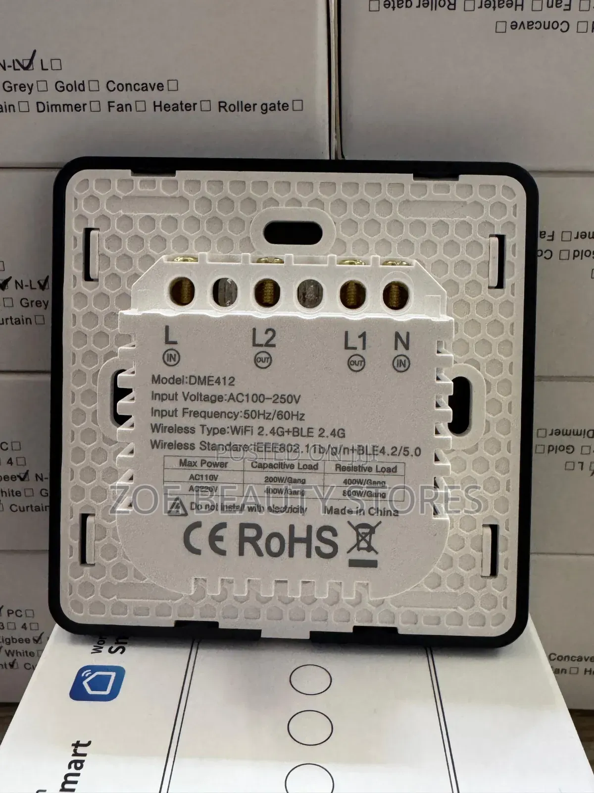 Tuya Smart Two-Gang Switch - Wi-Fi