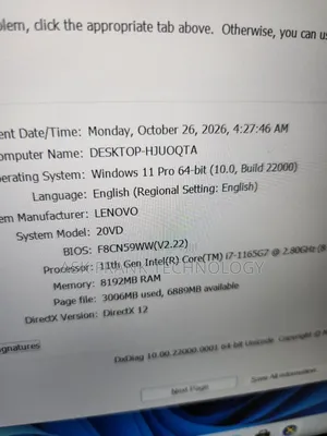 Laptop Lenovo Thinkbook 14 8GB Intel Core i7 SSD 256GB