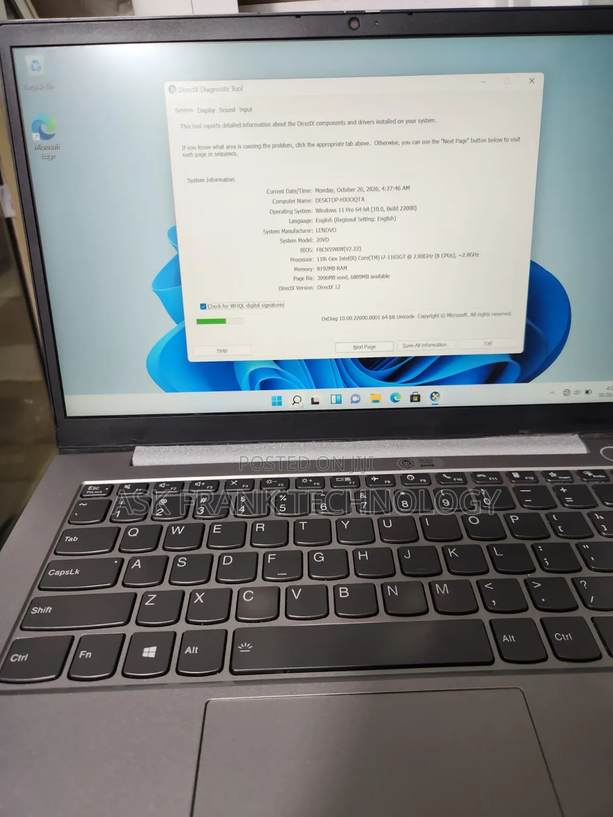 Laptop Lenovo Thinkbook 14 8GB Intel Core i7 SSD 256GB