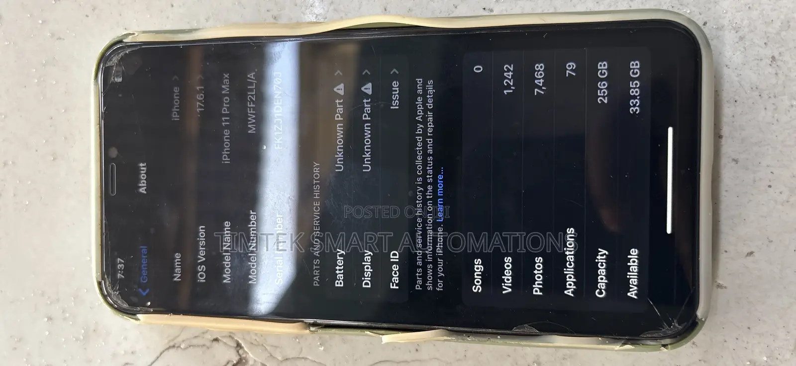 Apple iPhone 11 256 GB Graphite