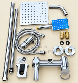 Modern Chrome Rainfall Shower System Set