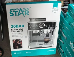 Commercial Espresso Coffee Maker With Integrated Coffee Grinder