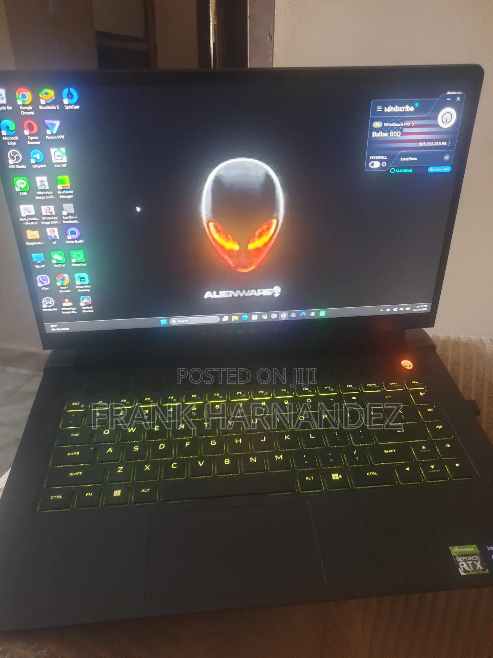 Laptop Alienware M15 R7 32GB Intel Core i9 SSD 1T