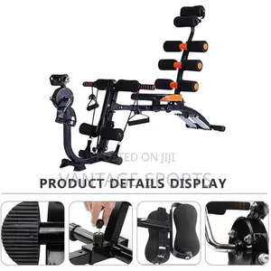 Wonder Core Six Pack Care Bench With Pedal Trainer & Ropes