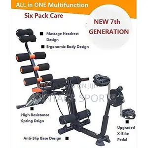 Six Pack Care Wonder Core Fitness Bench With Pedal & Ropes