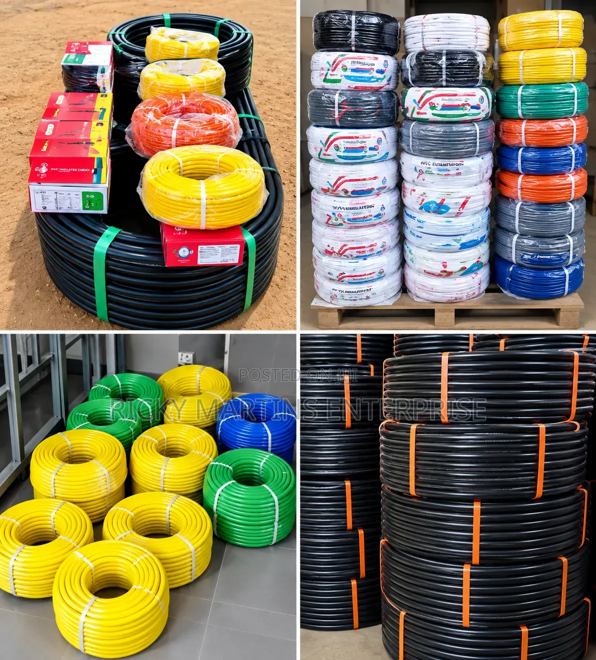 PVC Insulated Electrical Cable Rolls