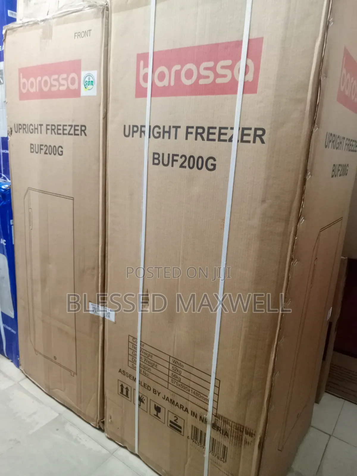 Barossa Standing Freezer