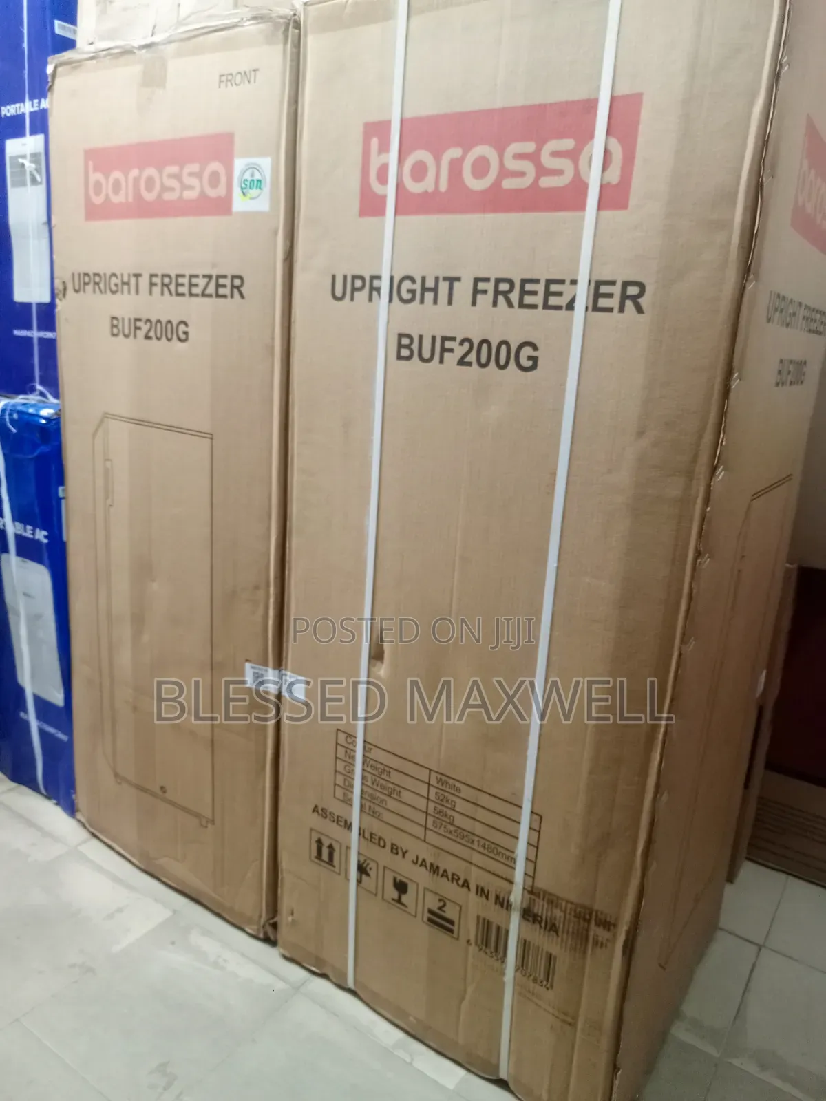 Barossa Standing Freezer