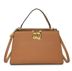 Ladies Structured Handbag With Shoulder Strap