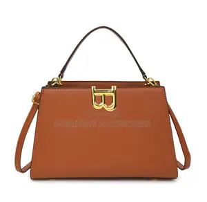 Ladies Structured Handbag With Shoulder Strap